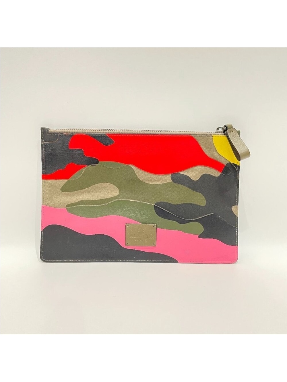 Valentino Garavani Multicolor Camouflage Pouch